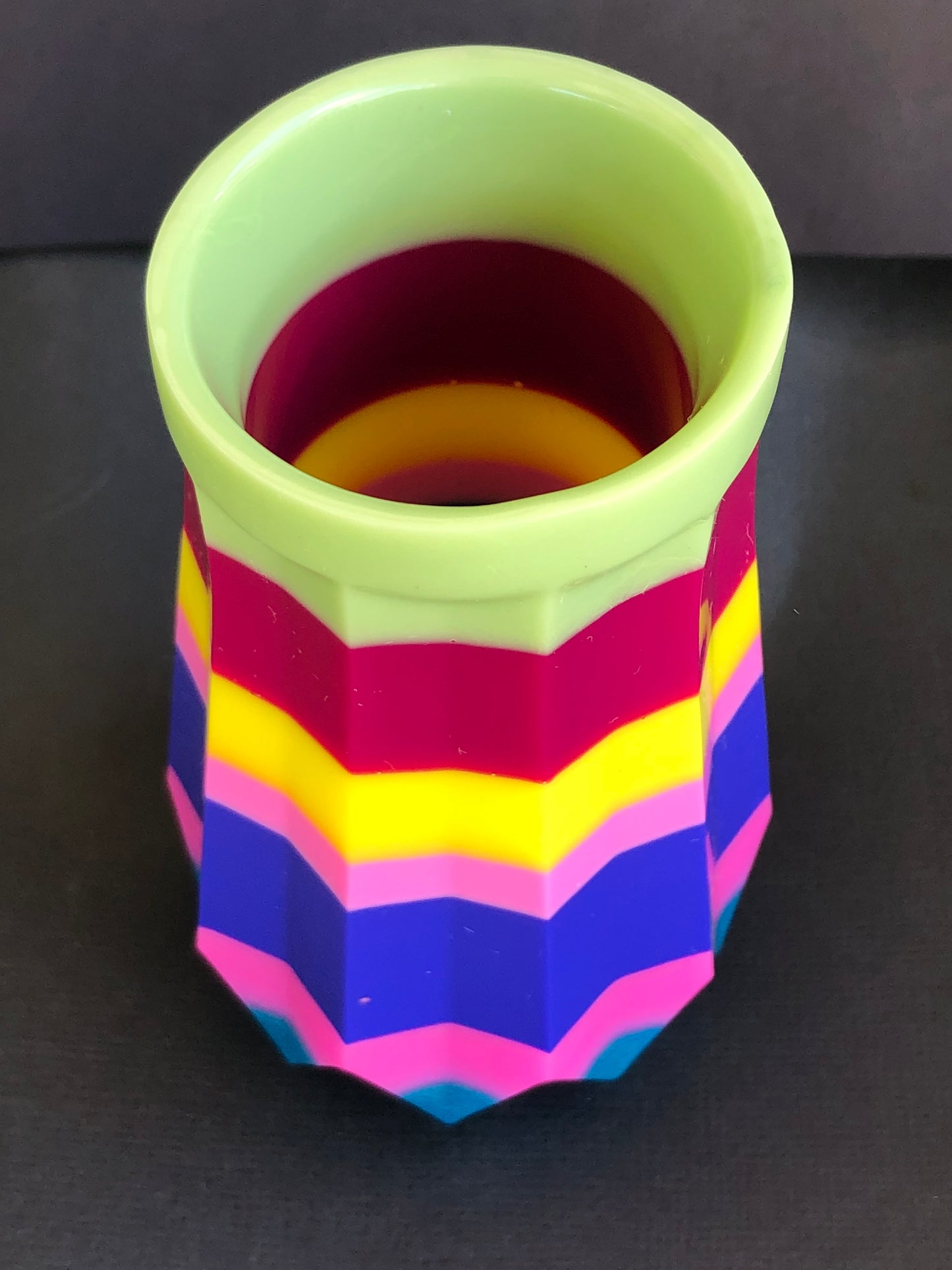 Colourful Resin Vase