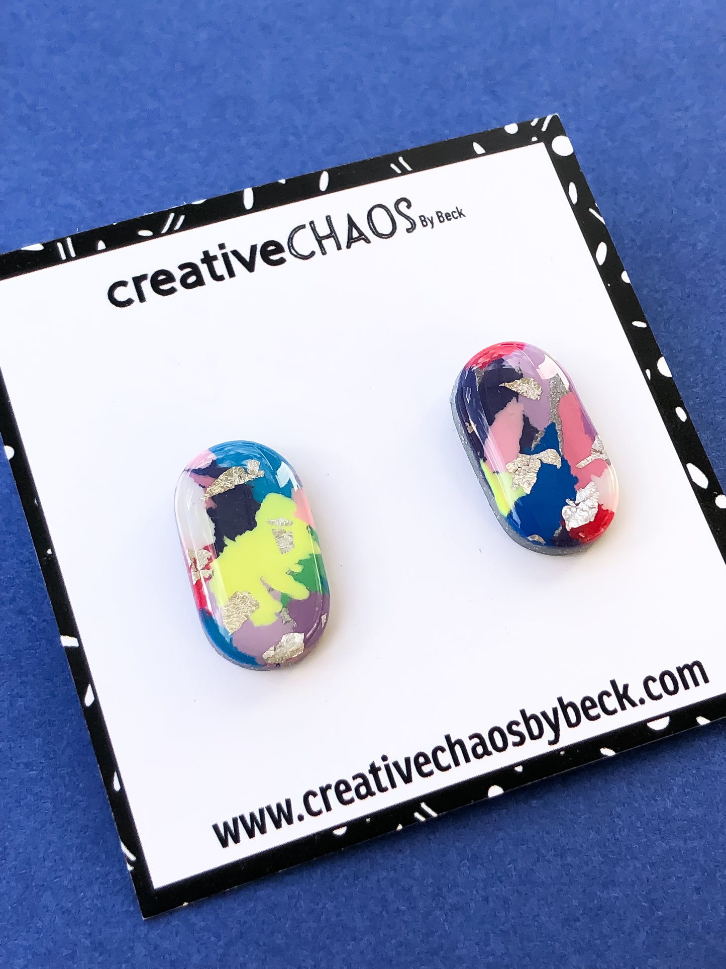 Gloss Clay Stud Earrings (52)