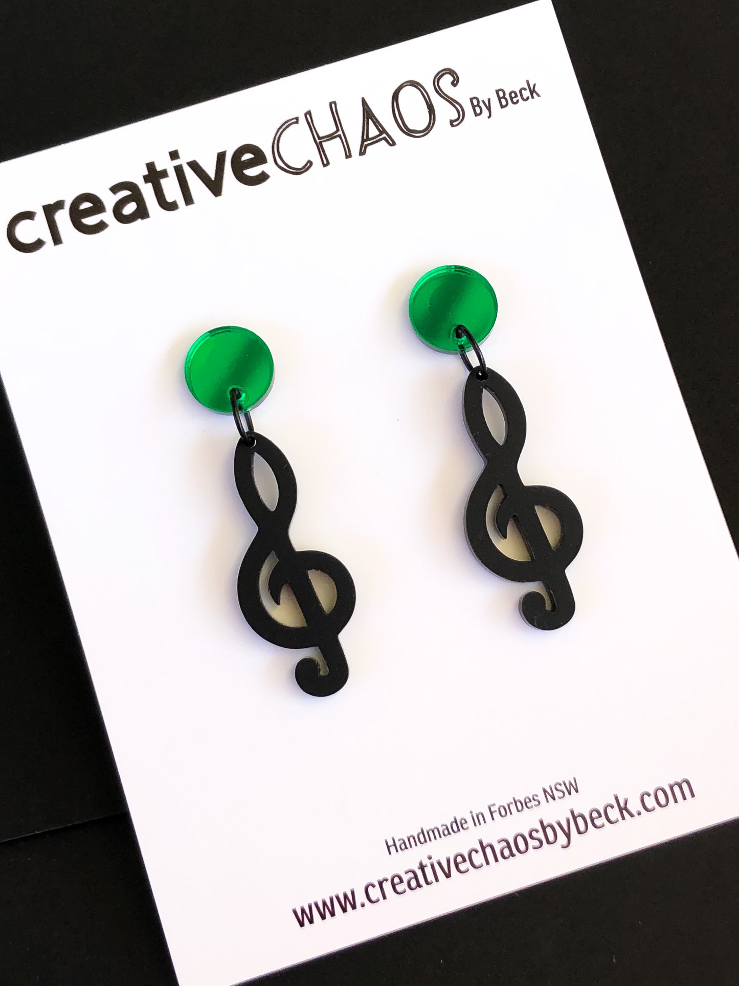 Chaos Acrylic Dangle