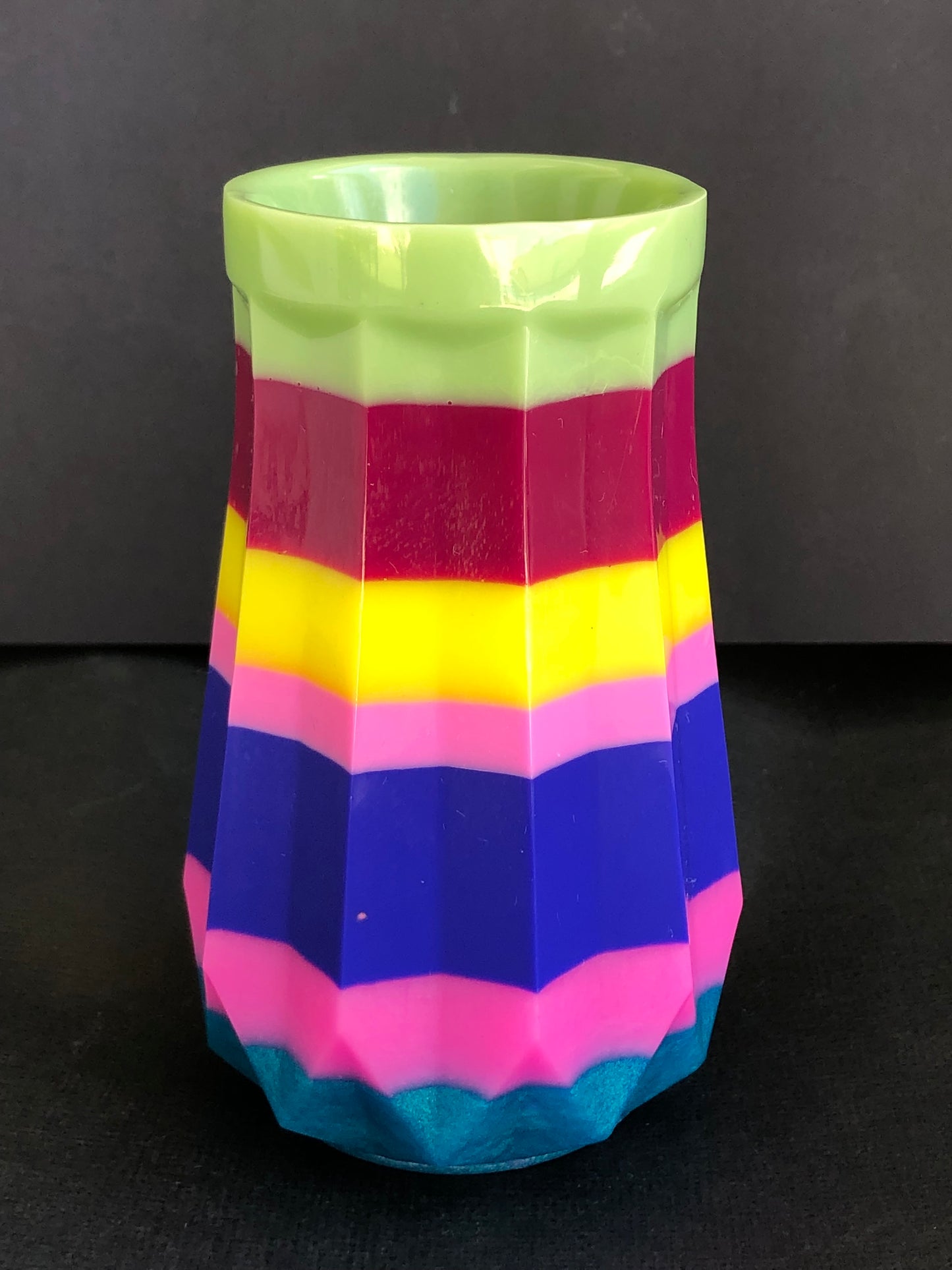 Colourful Resin Vase