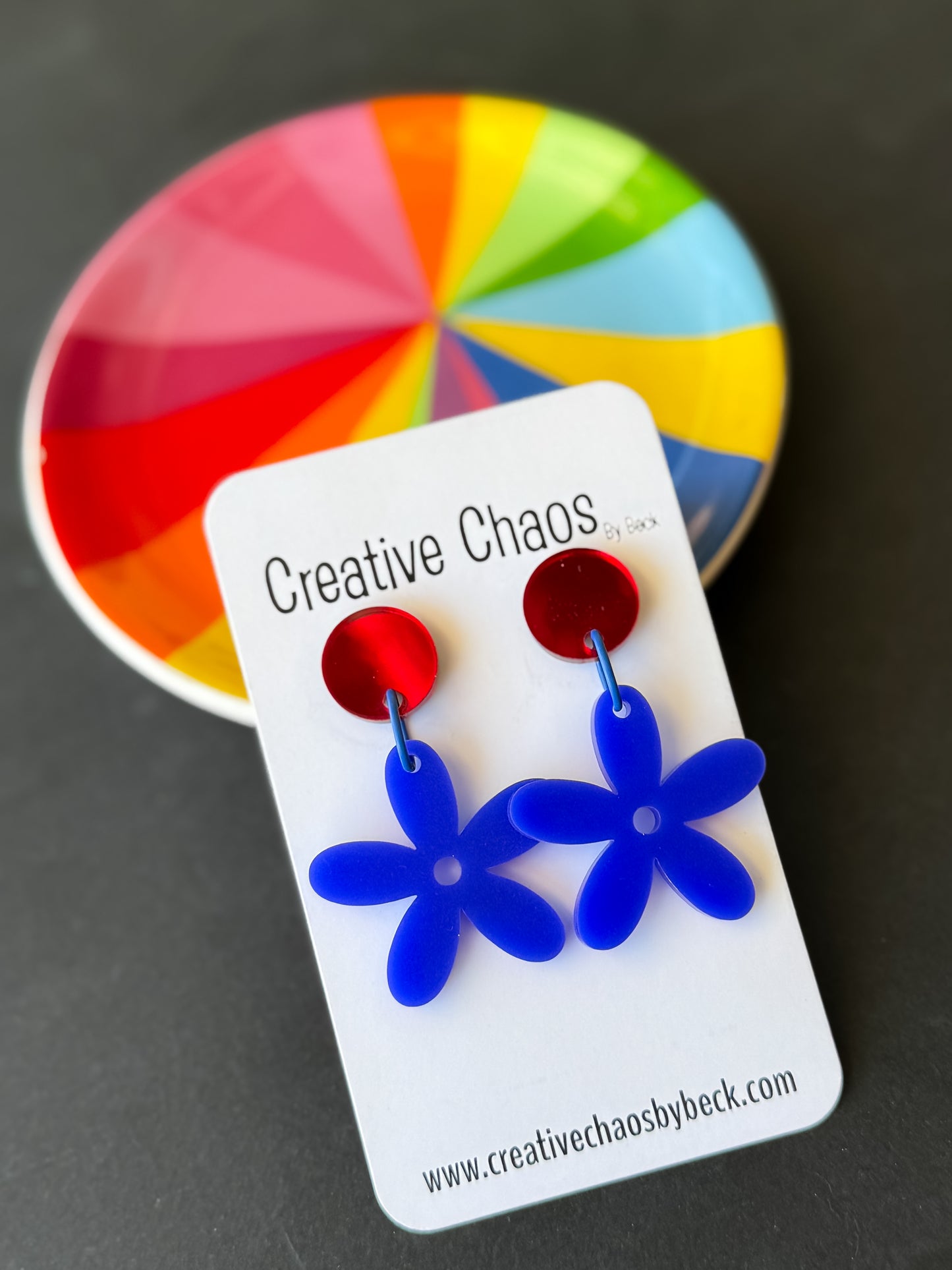 Acrylic Flower Dangle