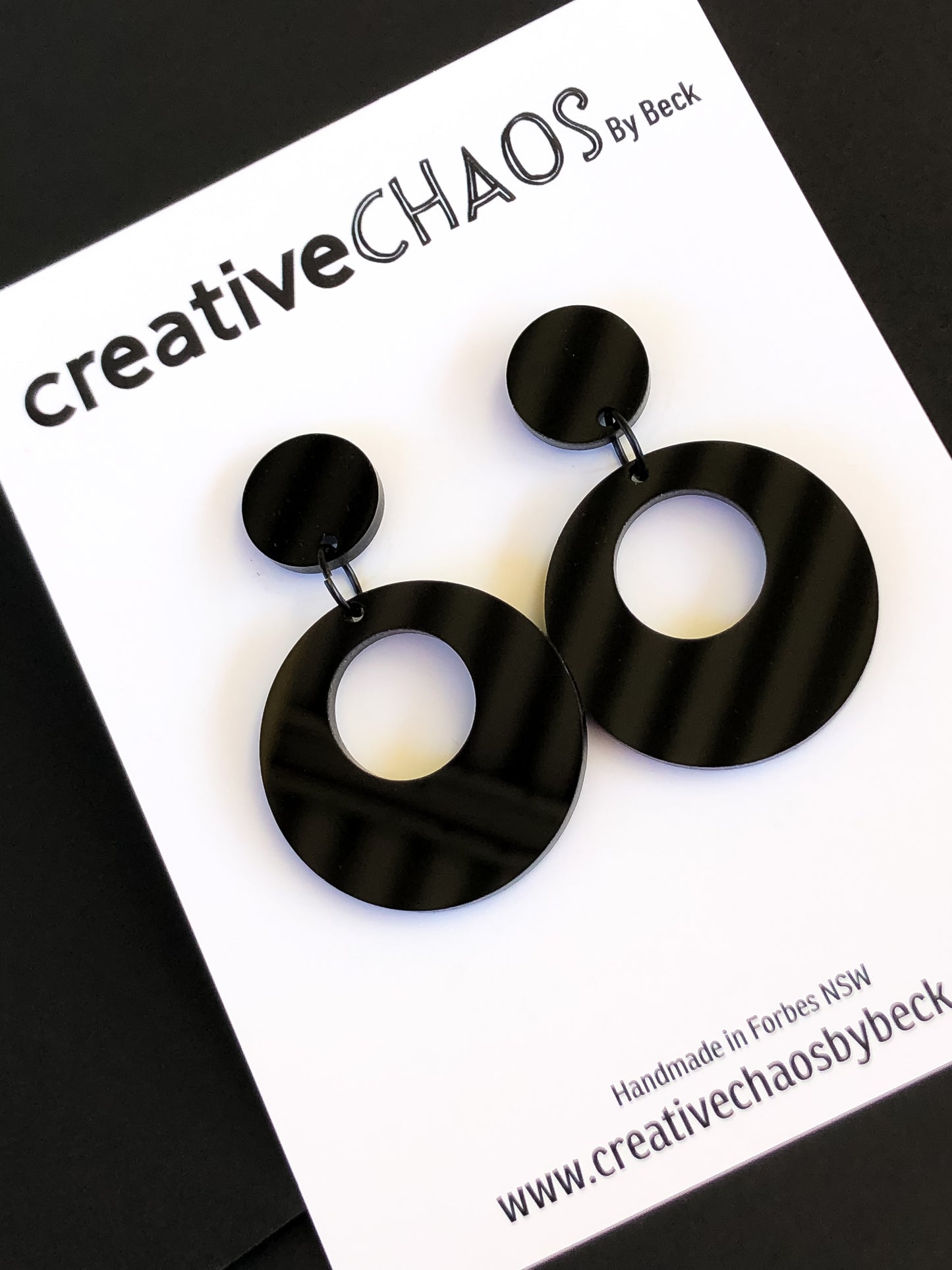 Chaos Acrylic Dangle