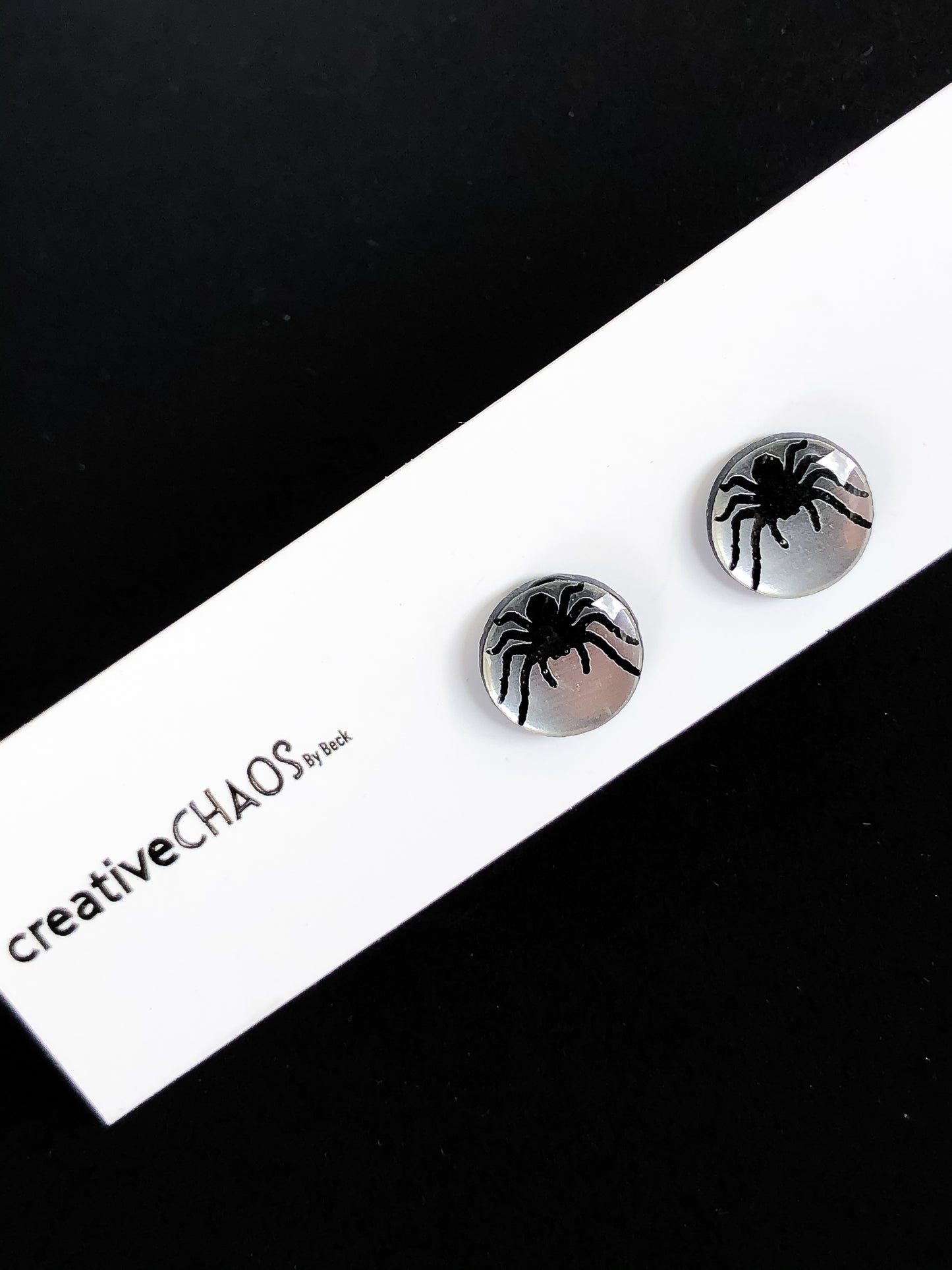 Black Spider Stud