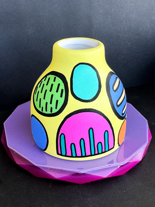Hand Painted Decorative Mini Chaos Vase