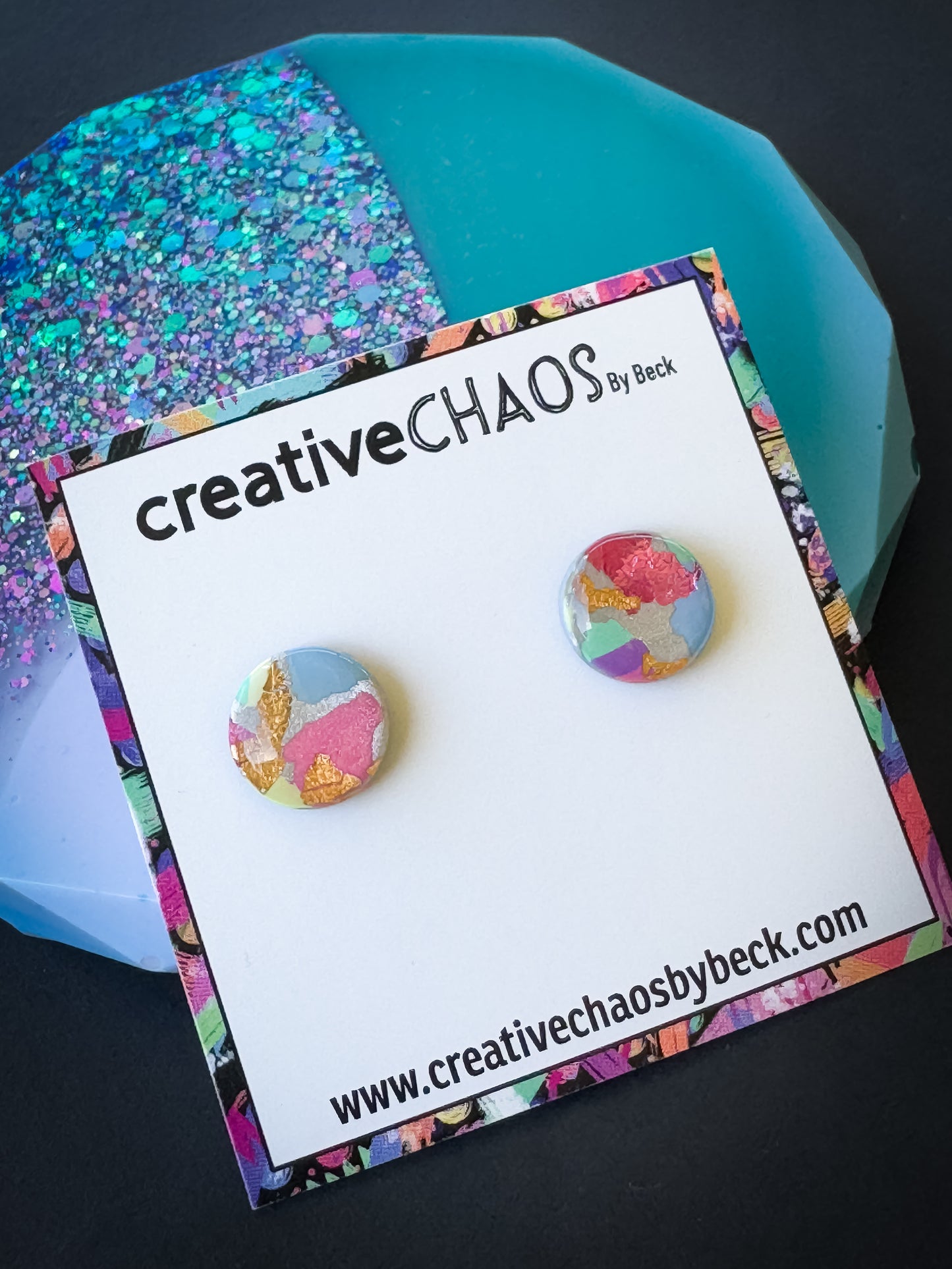Gloss Clay Stud Earrings (76)