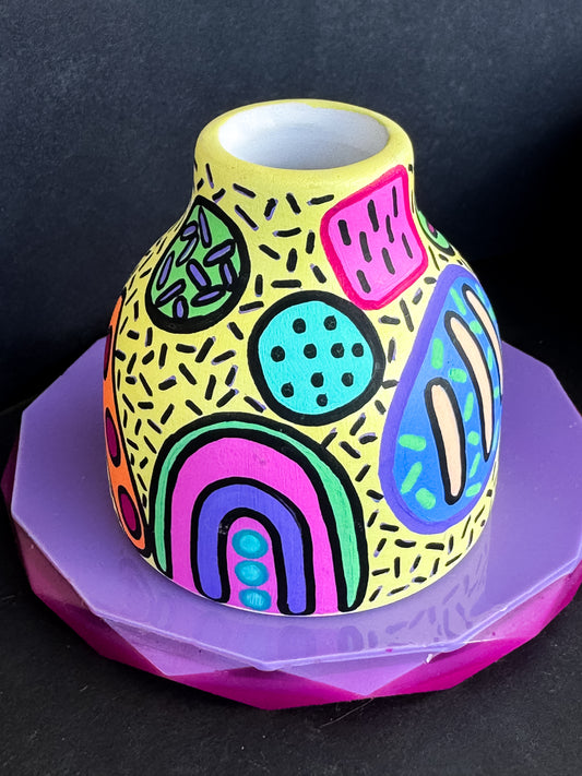 Hand Painted Decorative Mini Chaos Vase
