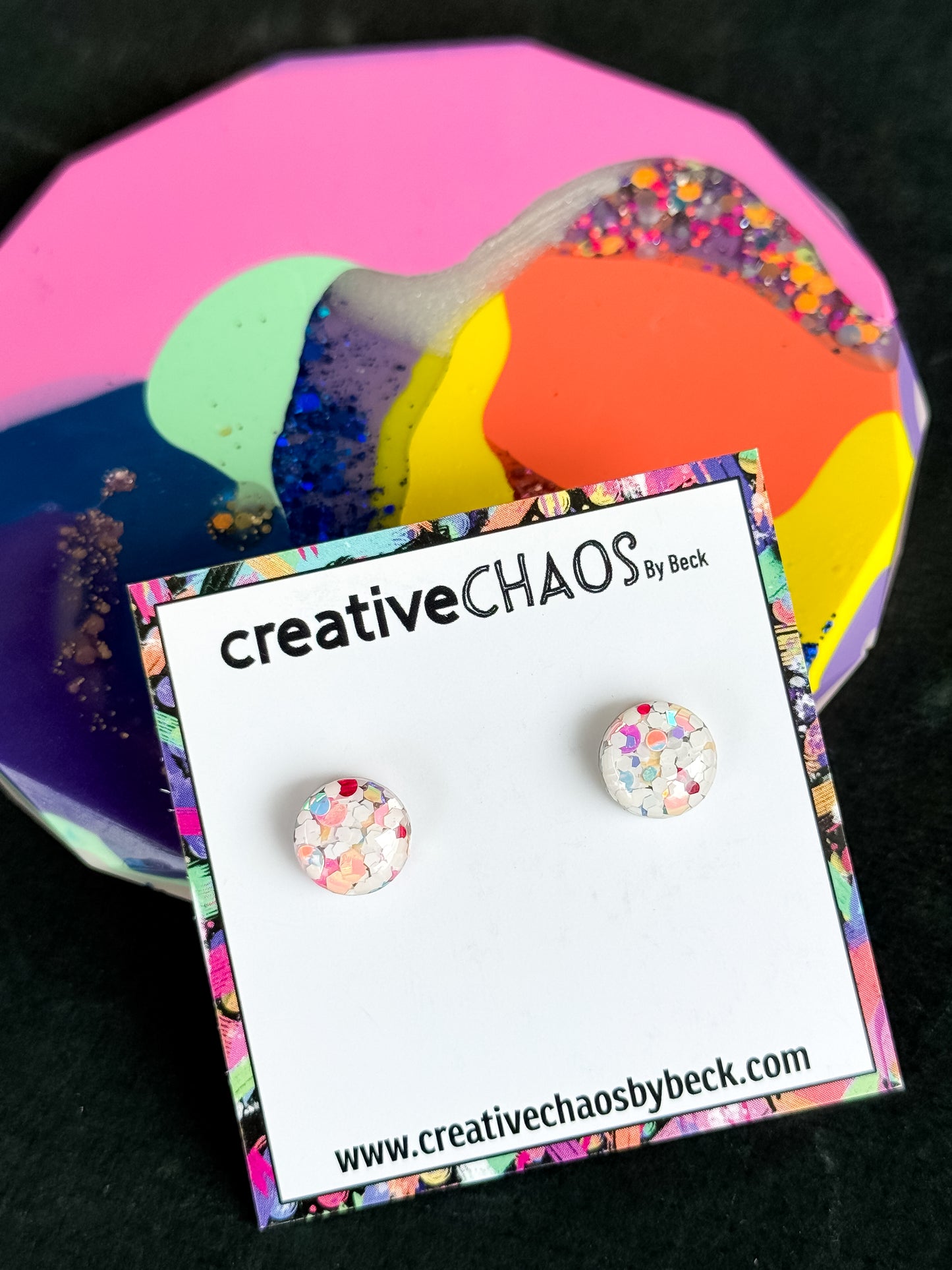 Glitter Mini Stud (5)