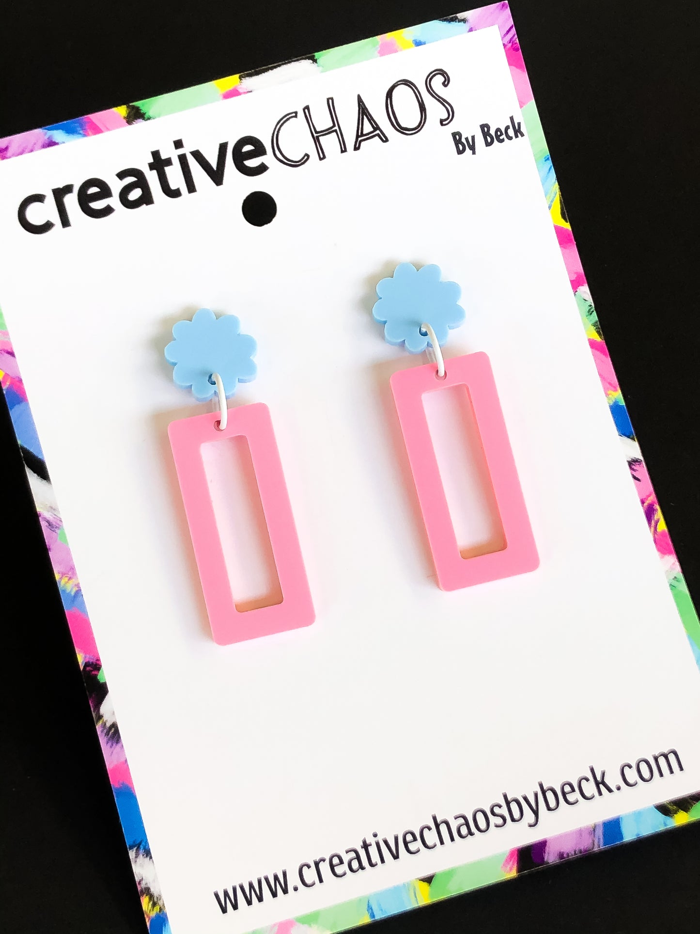 Chaos Acrylic Dangle