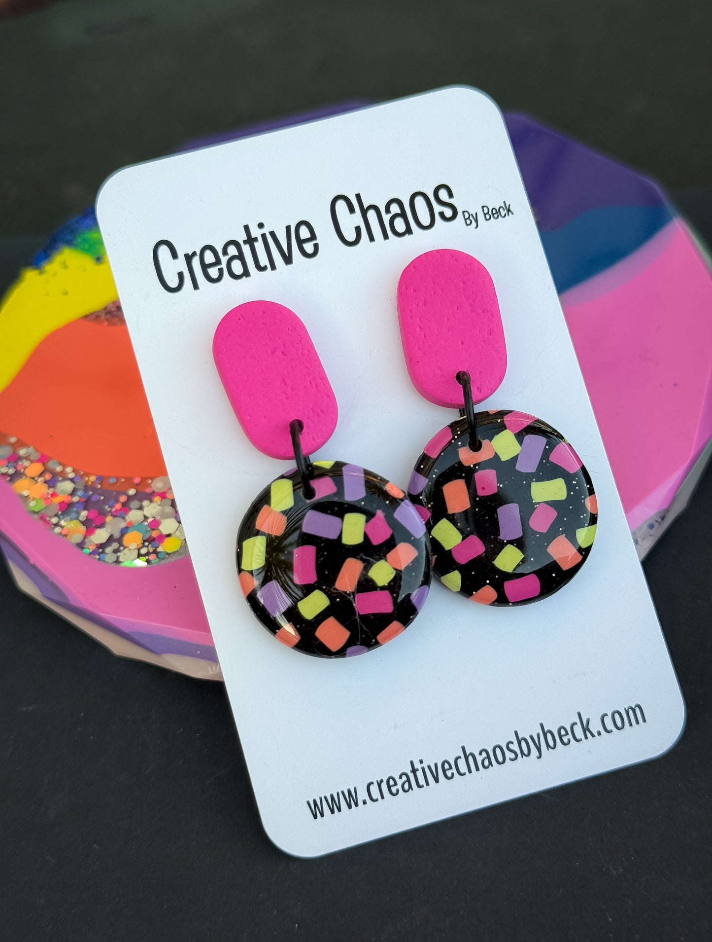 Polymer Clay Dangle Earrings