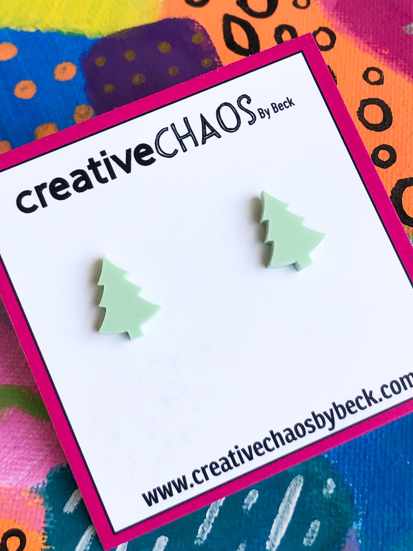Christmas Mini Tree Stud