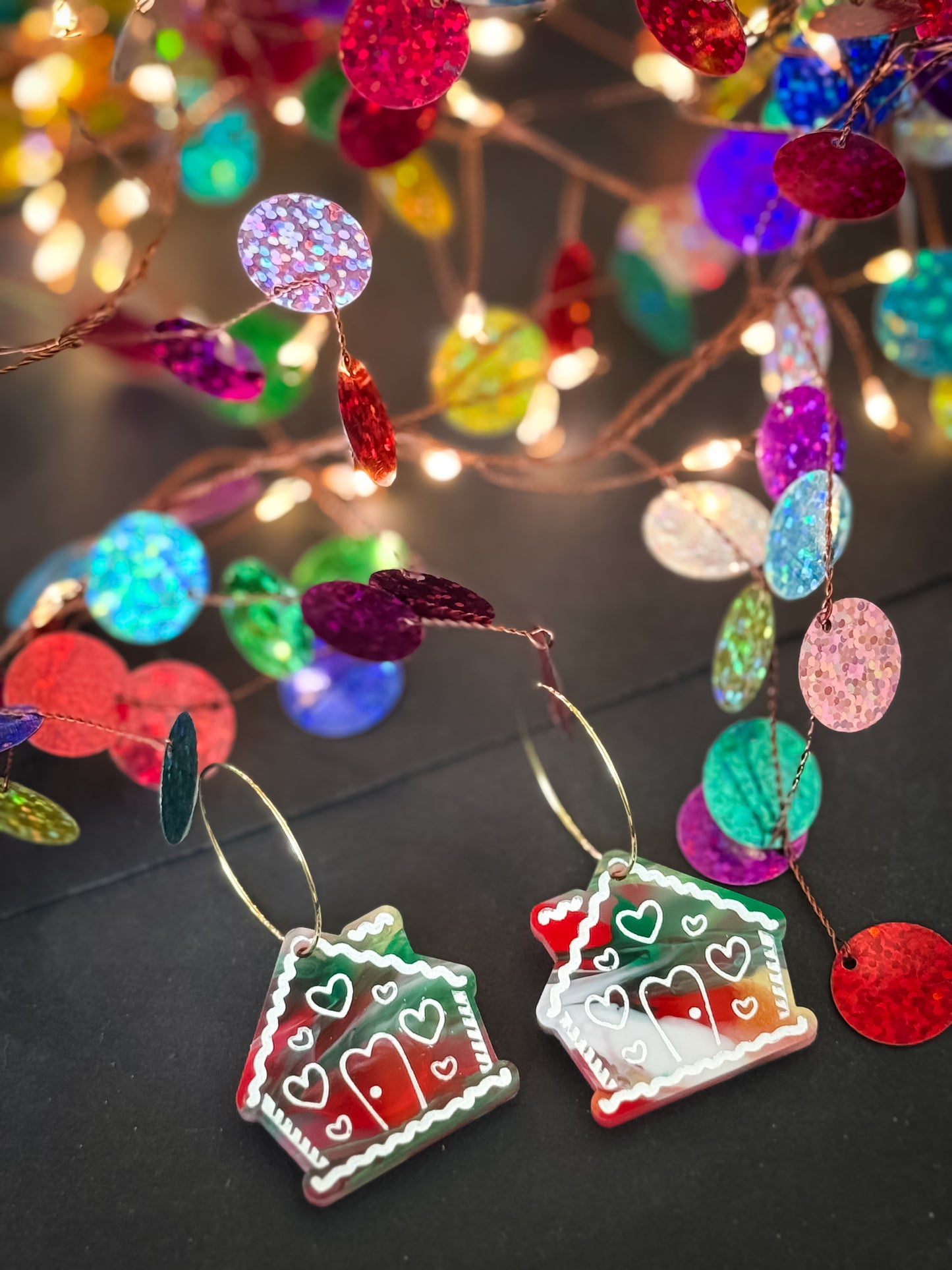 Acrylic Gingerbread House Hoop (65)