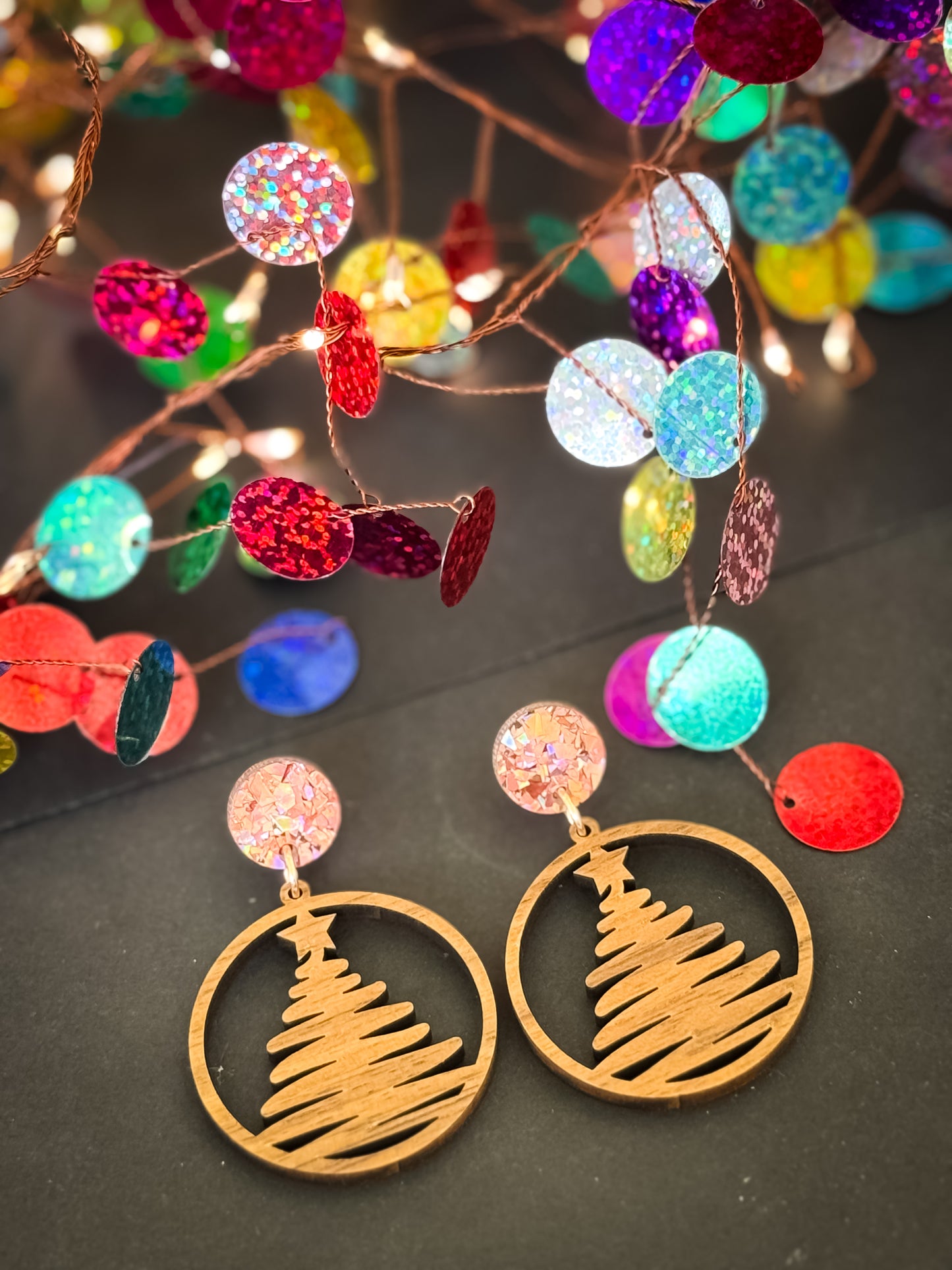 Christmas Tree Dangle Earrings (60)