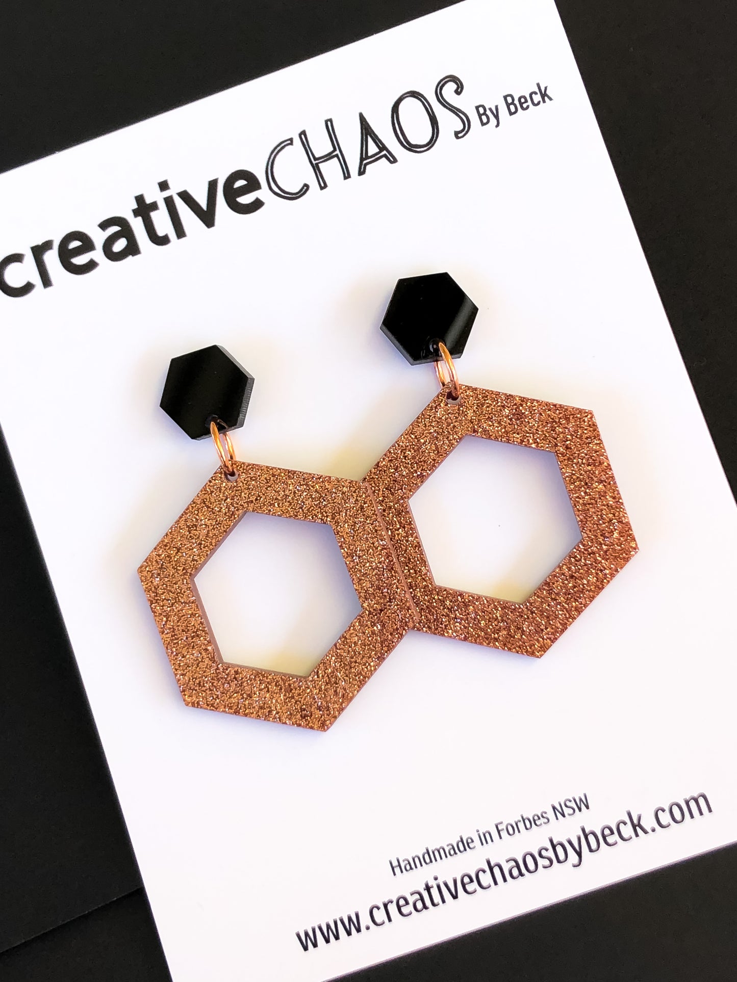 Chaos Acrylic Dangle
