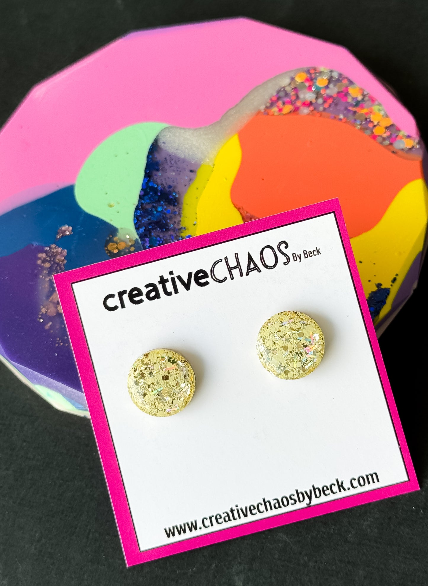Glitter Midi Stud (44)