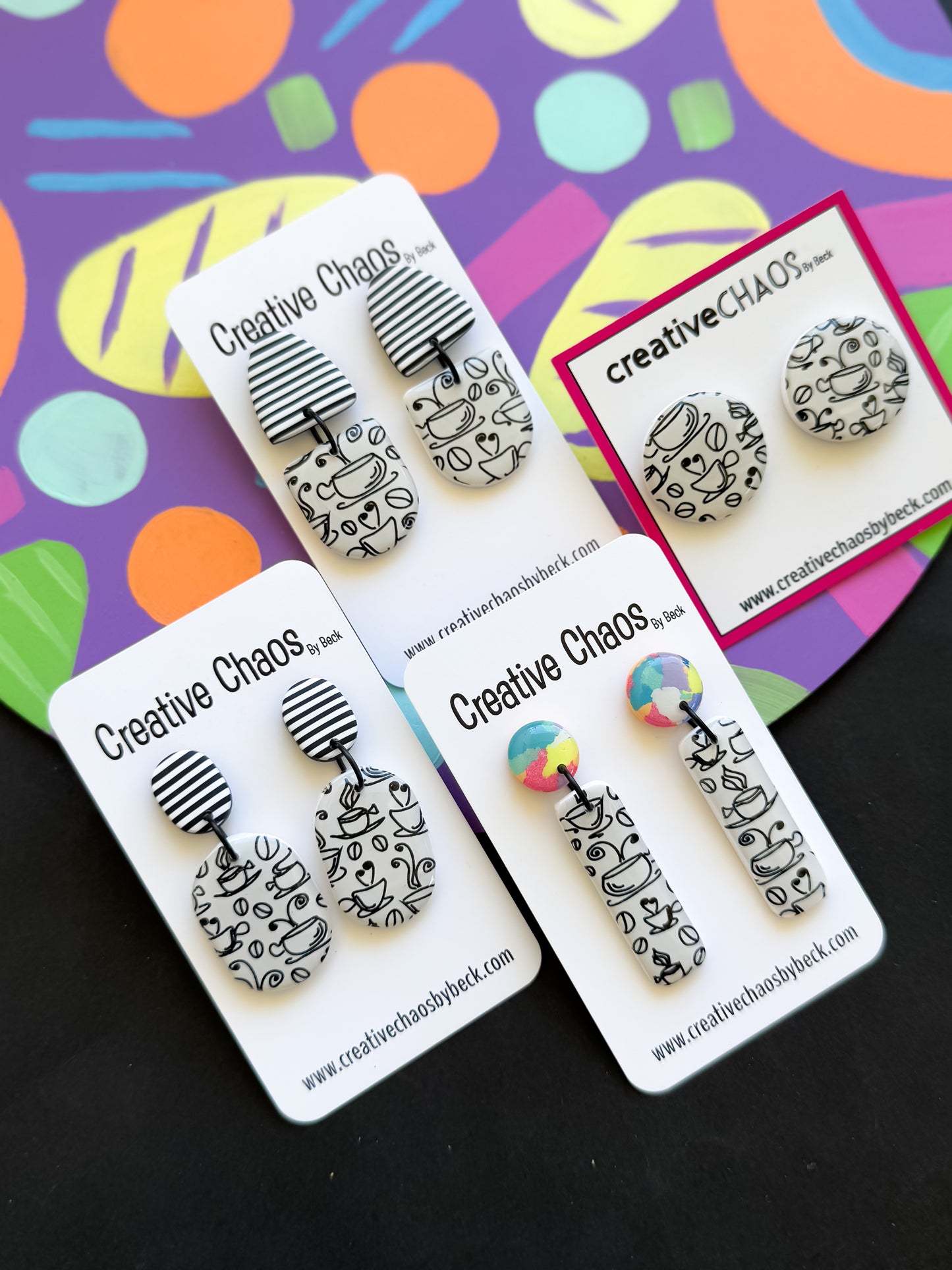 Polymer Clay Dangle (27)