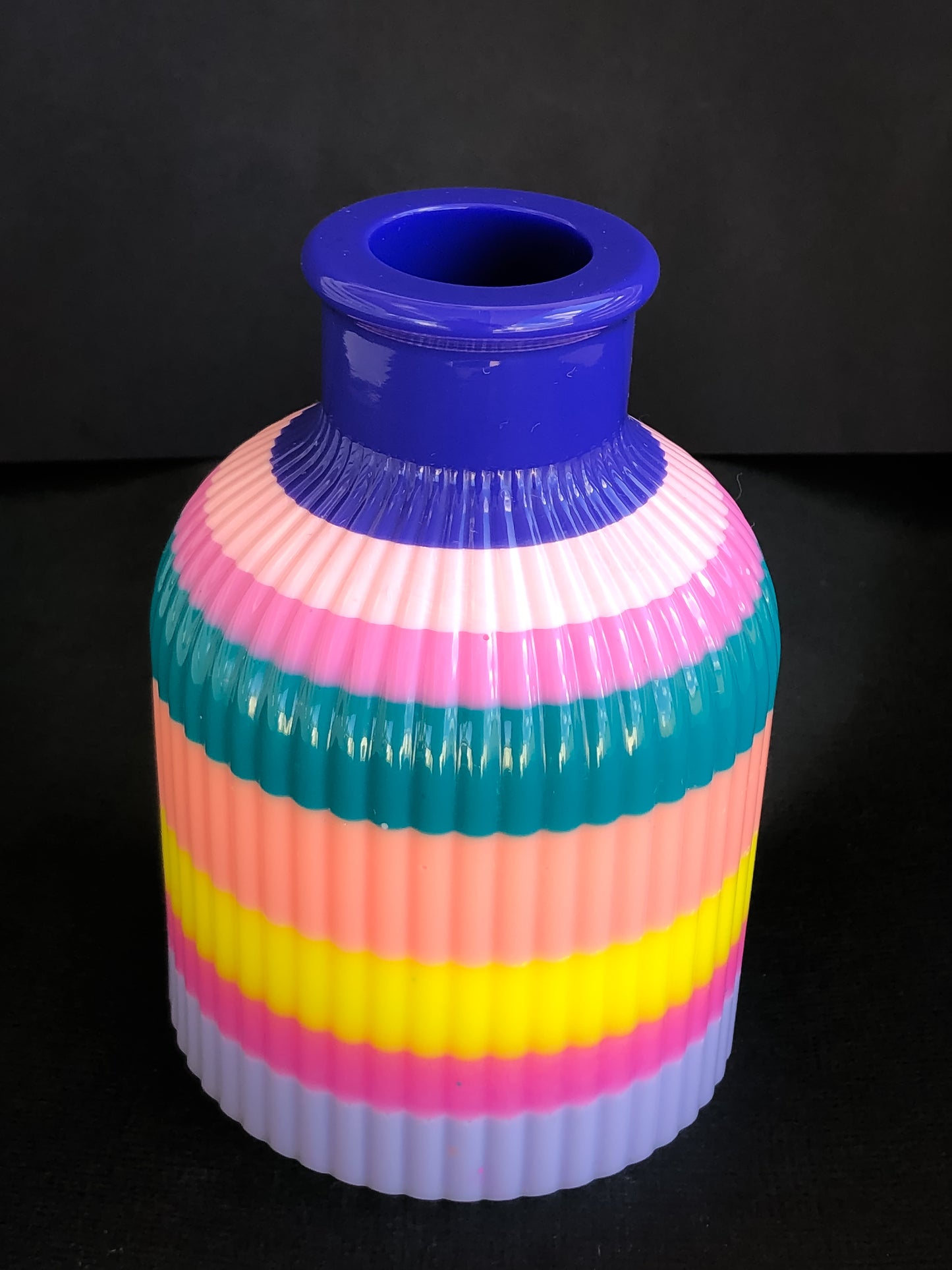 Colourful Resin Vase