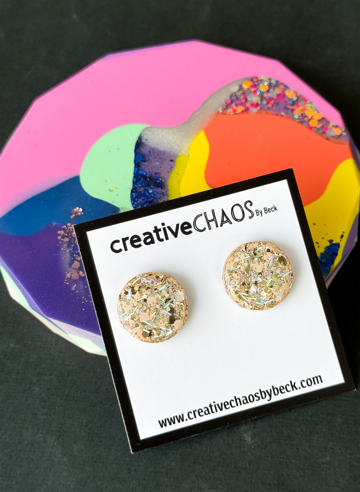 Glitter Medium Stud (36)