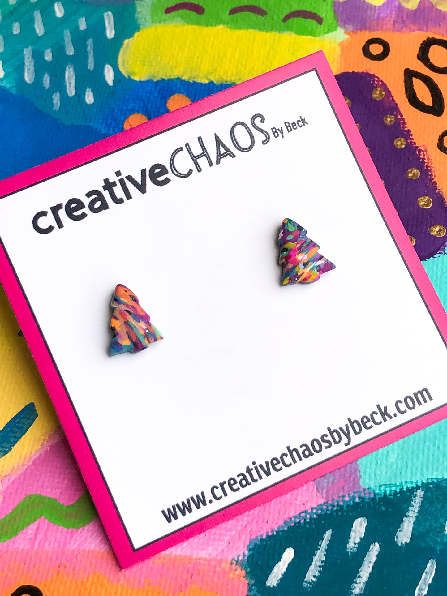 Christmas Mini Tree Stud