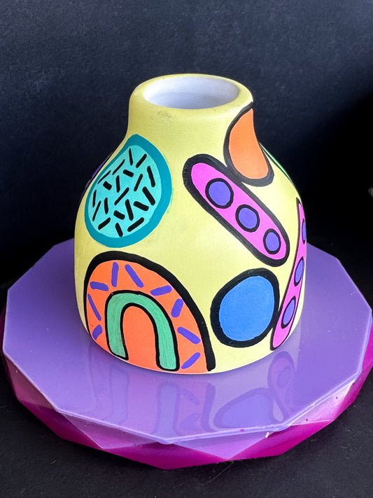 Hand Painted Decorative Mini Chaos Vase