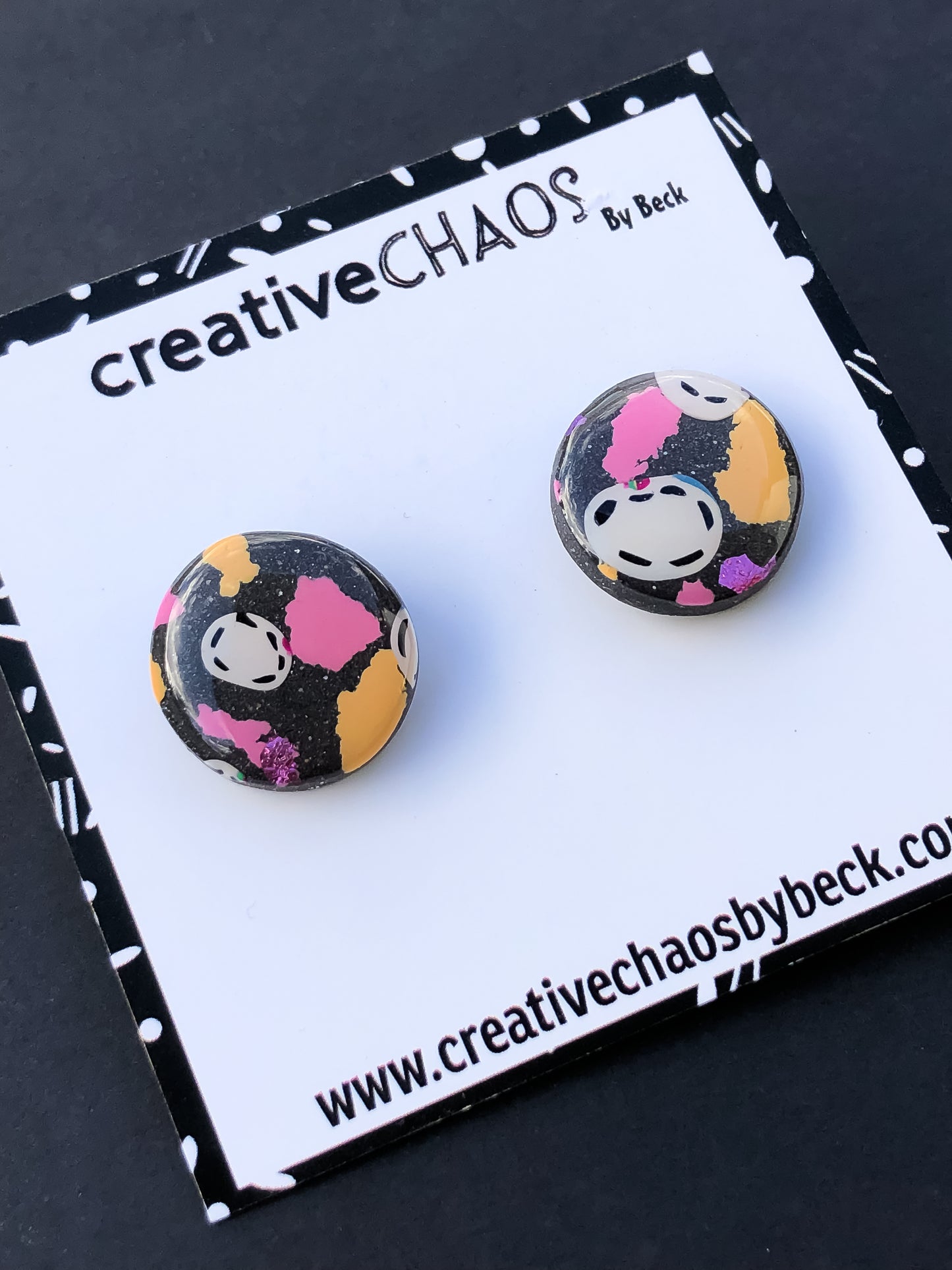 Gloss Clay Stud Earrings (56)