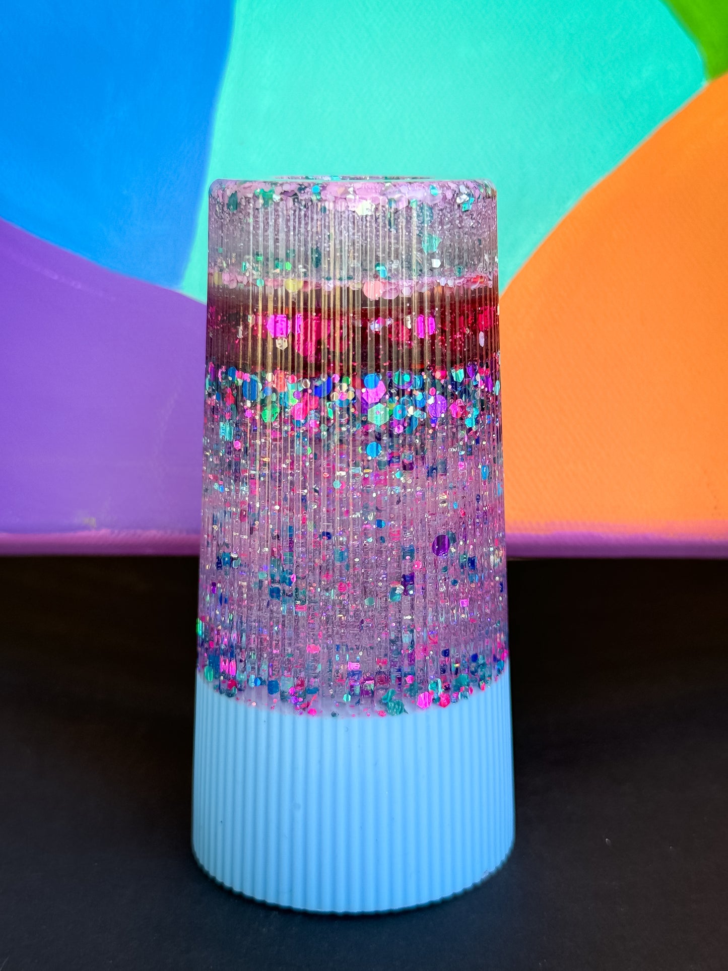 Colourful Resin Mini Vases: Glitter and Glamour 🌈✨