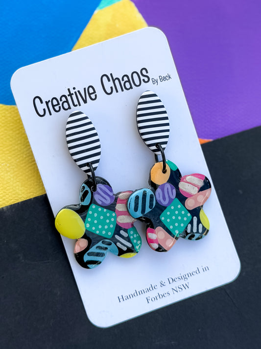 Polymer Clay Dangle Earrings (19)