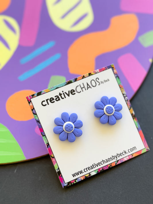 Clay Flower Stud Earrings (97)