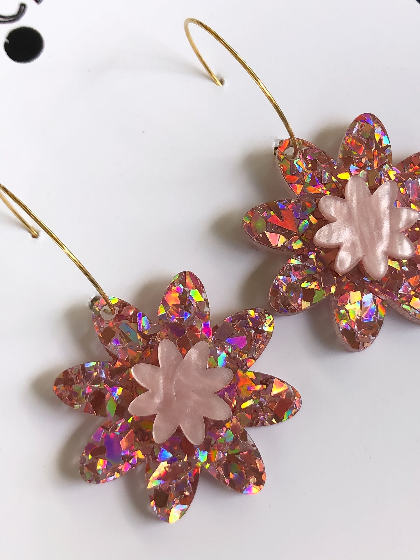 Chaos Acrylic Flower Hoop