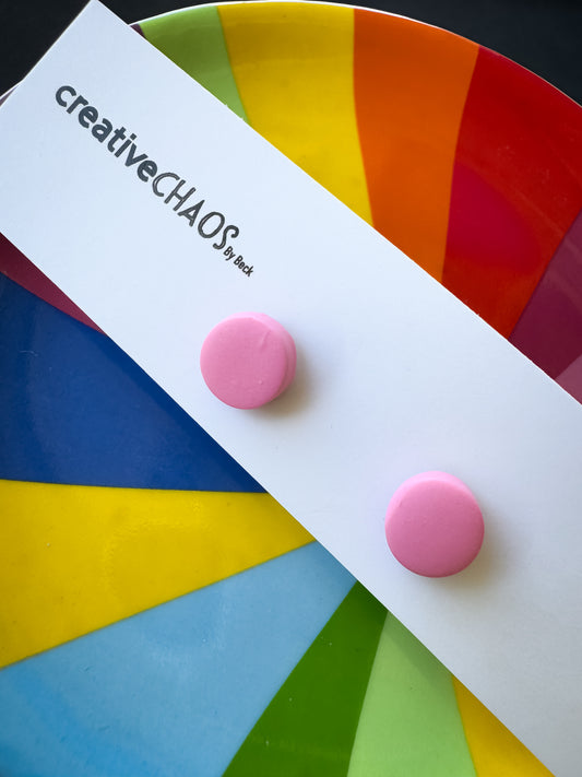 Light Pink Mini Clay Stud (63)