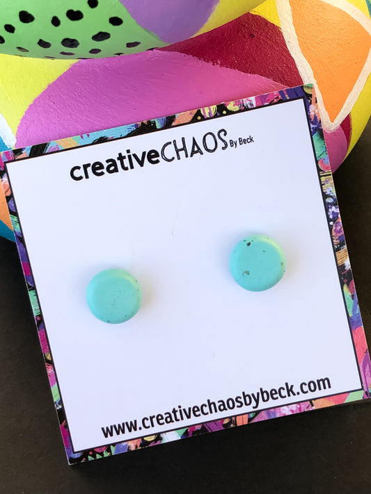 Midi Rounded Clay Stud Earring (21)