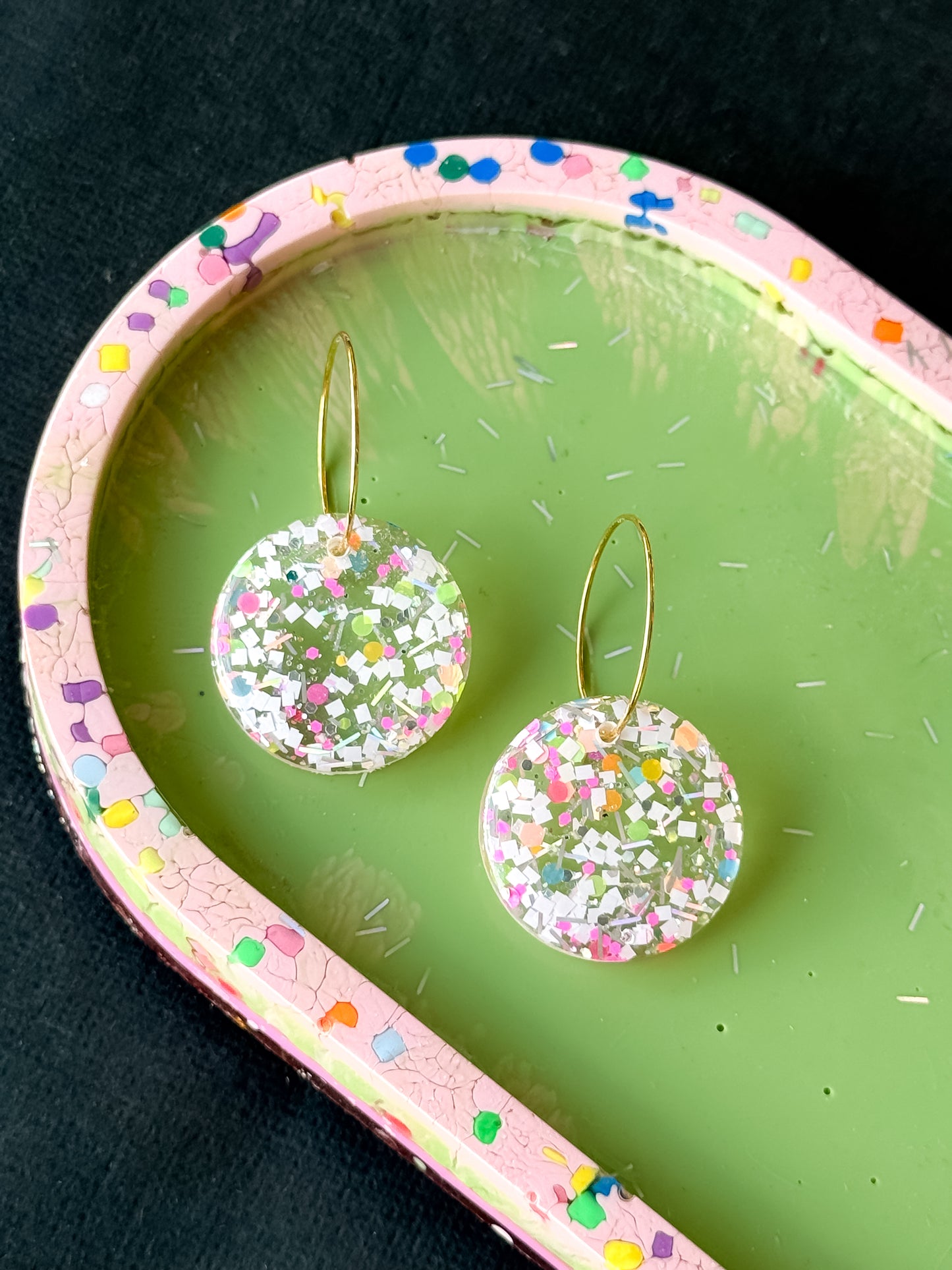 Glitter Hoops