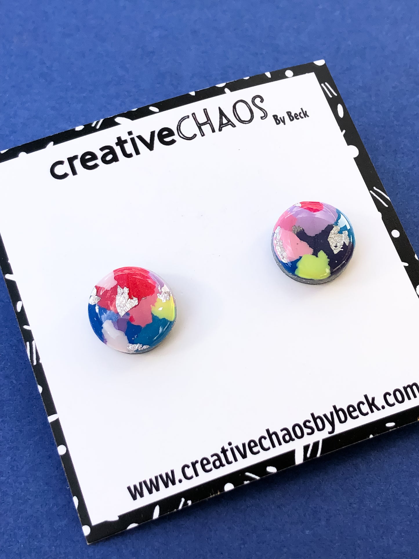 Gloss Clay Stud Earrings (43)
