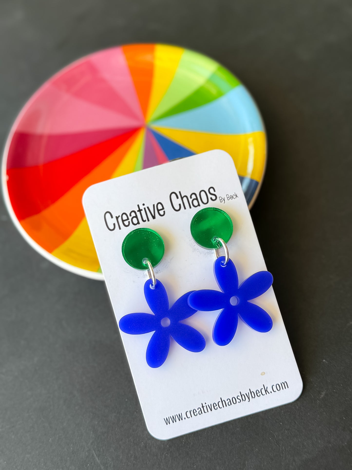 Acrylic Flower Dangle