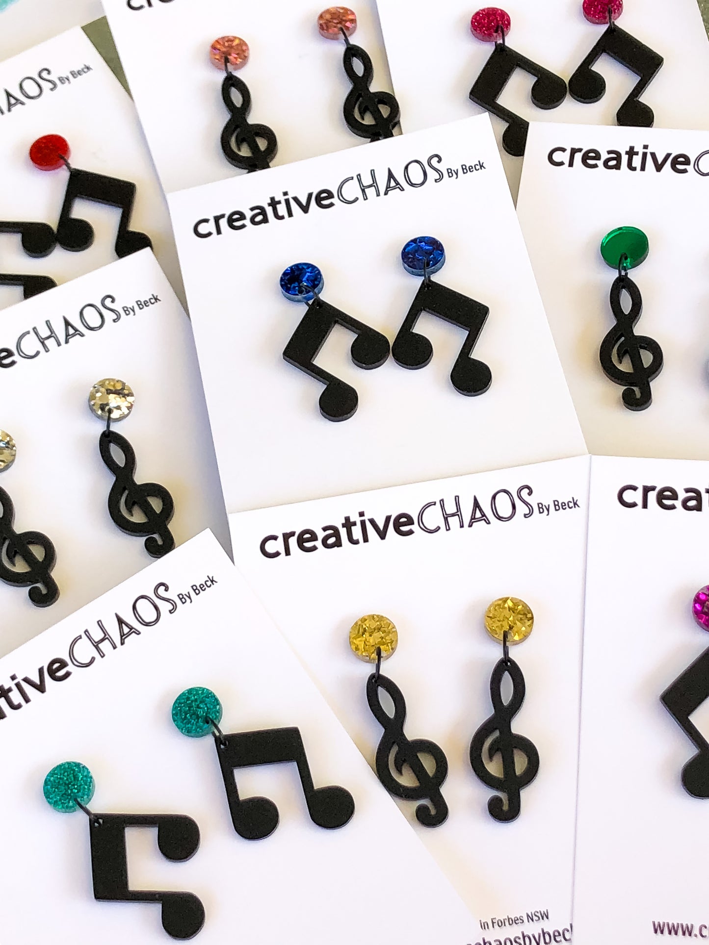 Chaos Acrylic Dangle