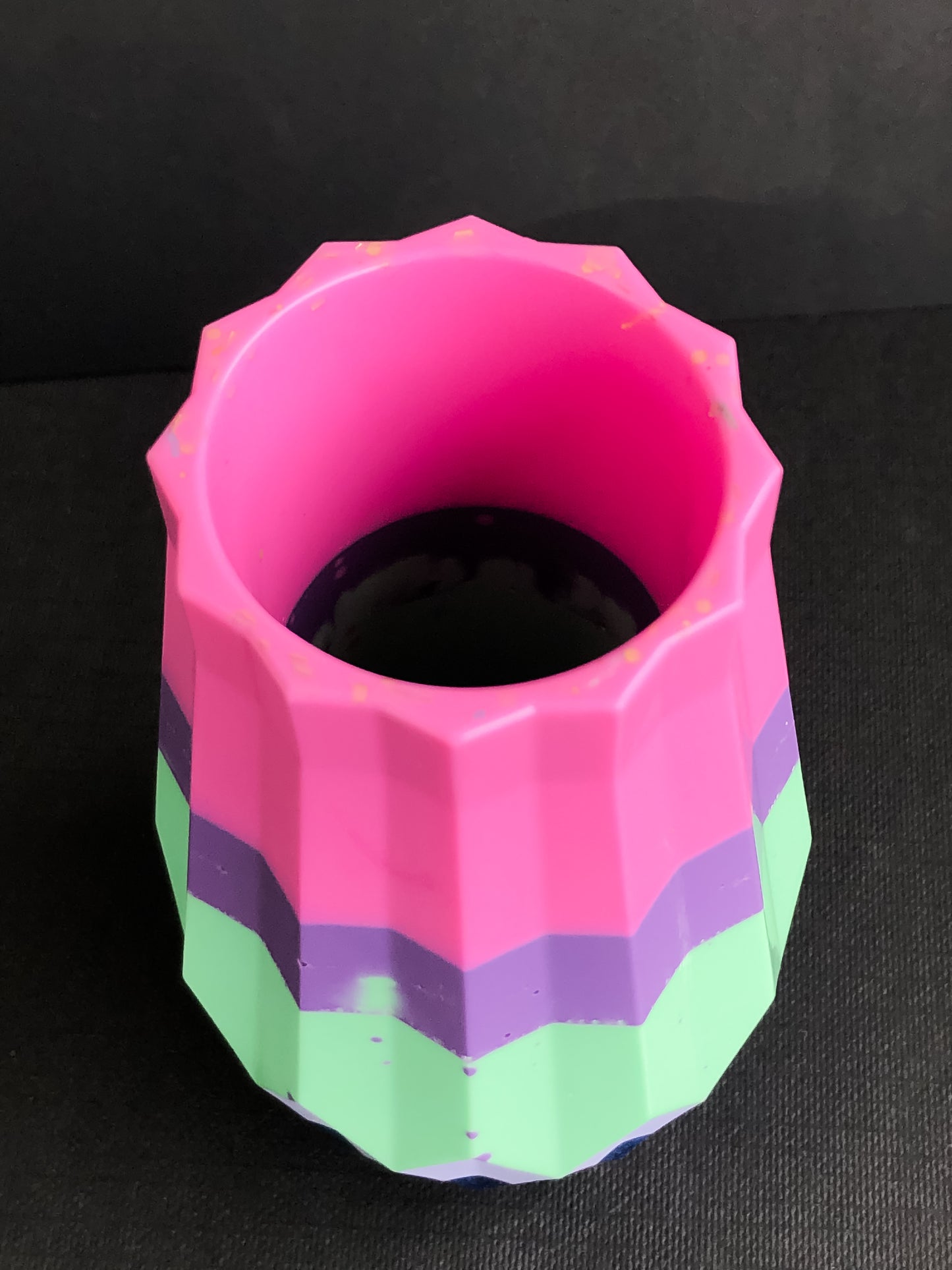 Colourful Resin Vase