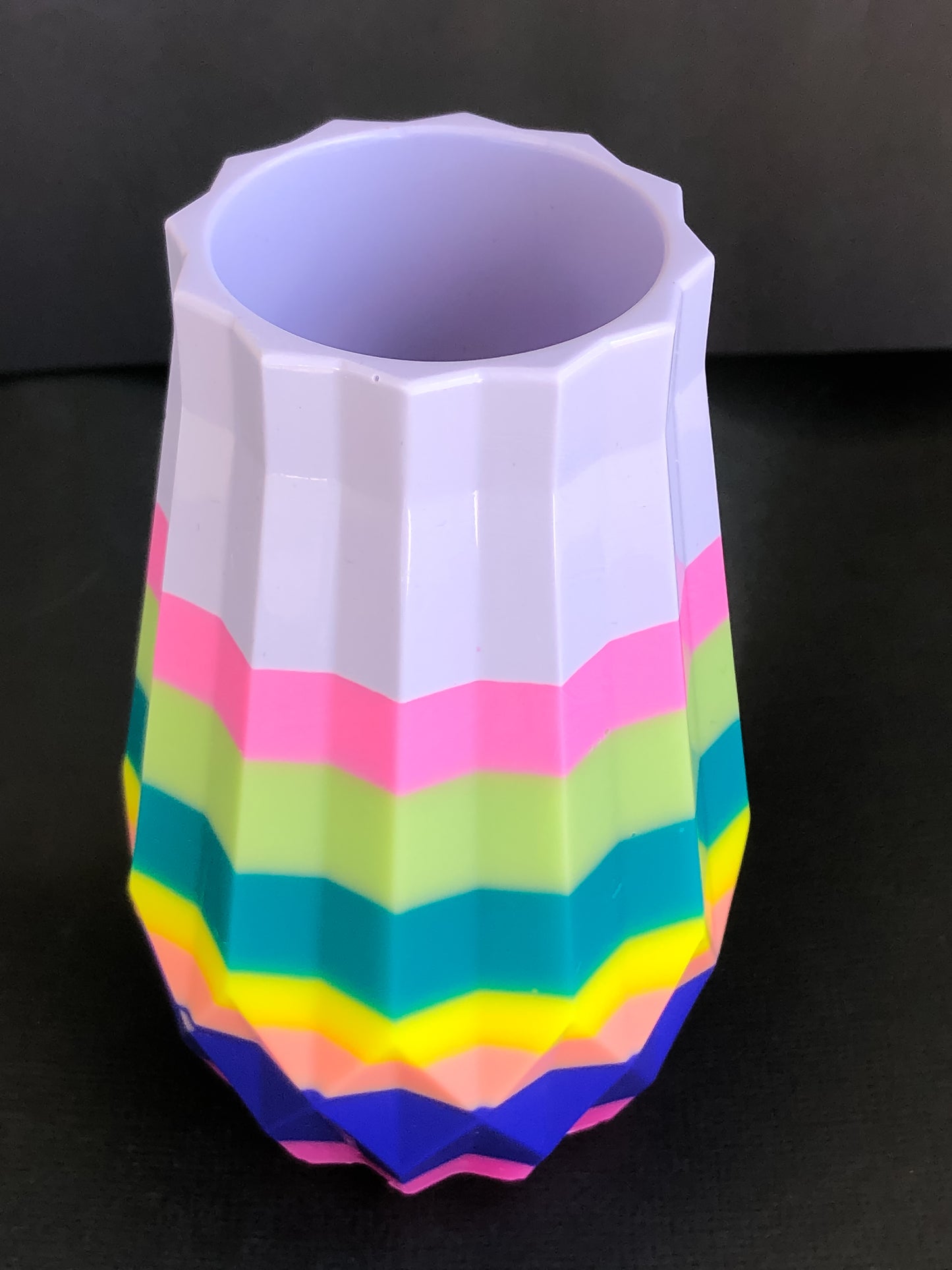 Colourful Resin Vase