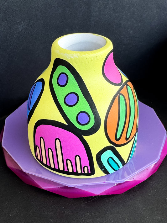 Hand Painted Decorative Mini Chaos Vase