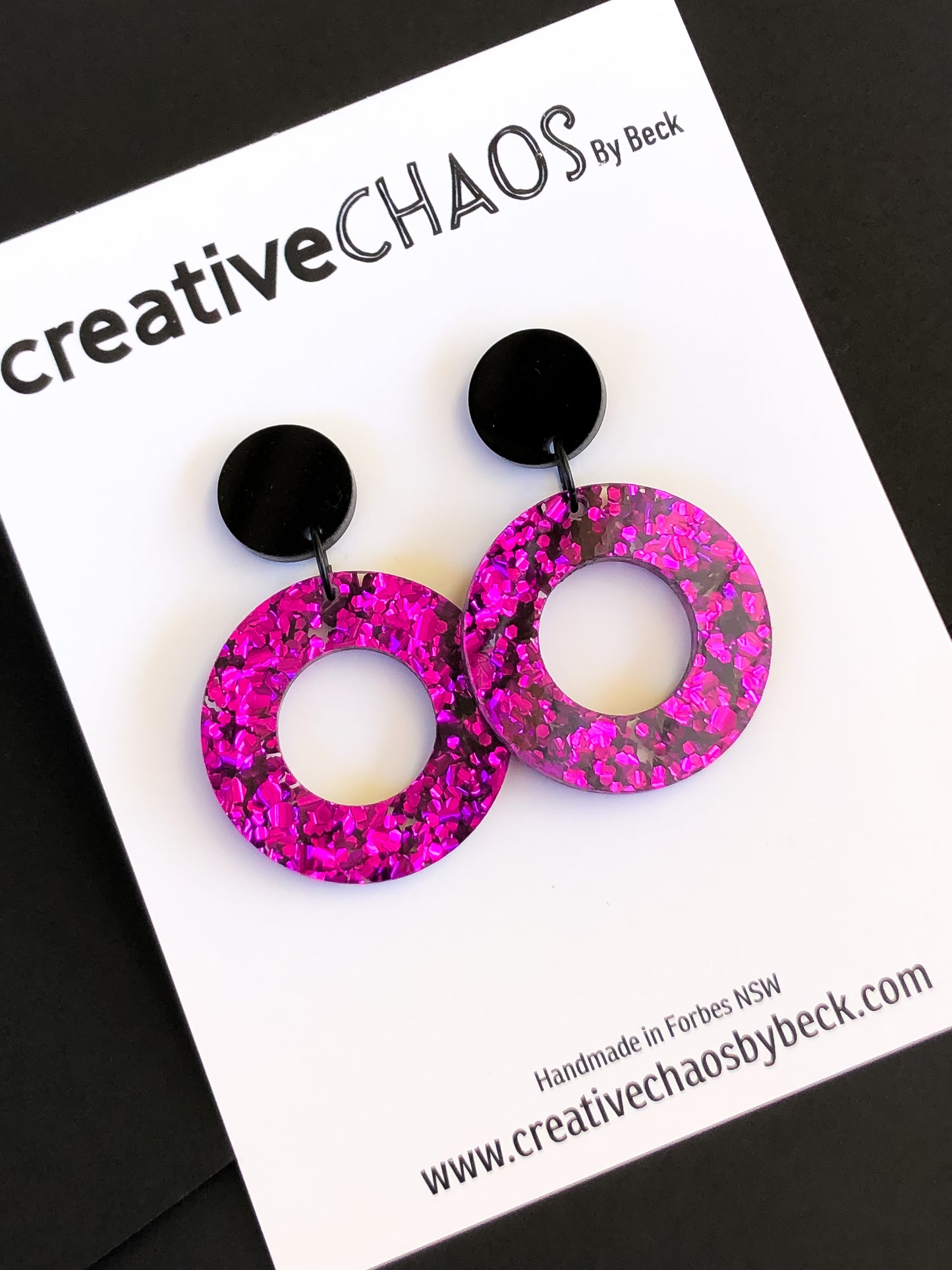 Chaos Acrylic Dangle