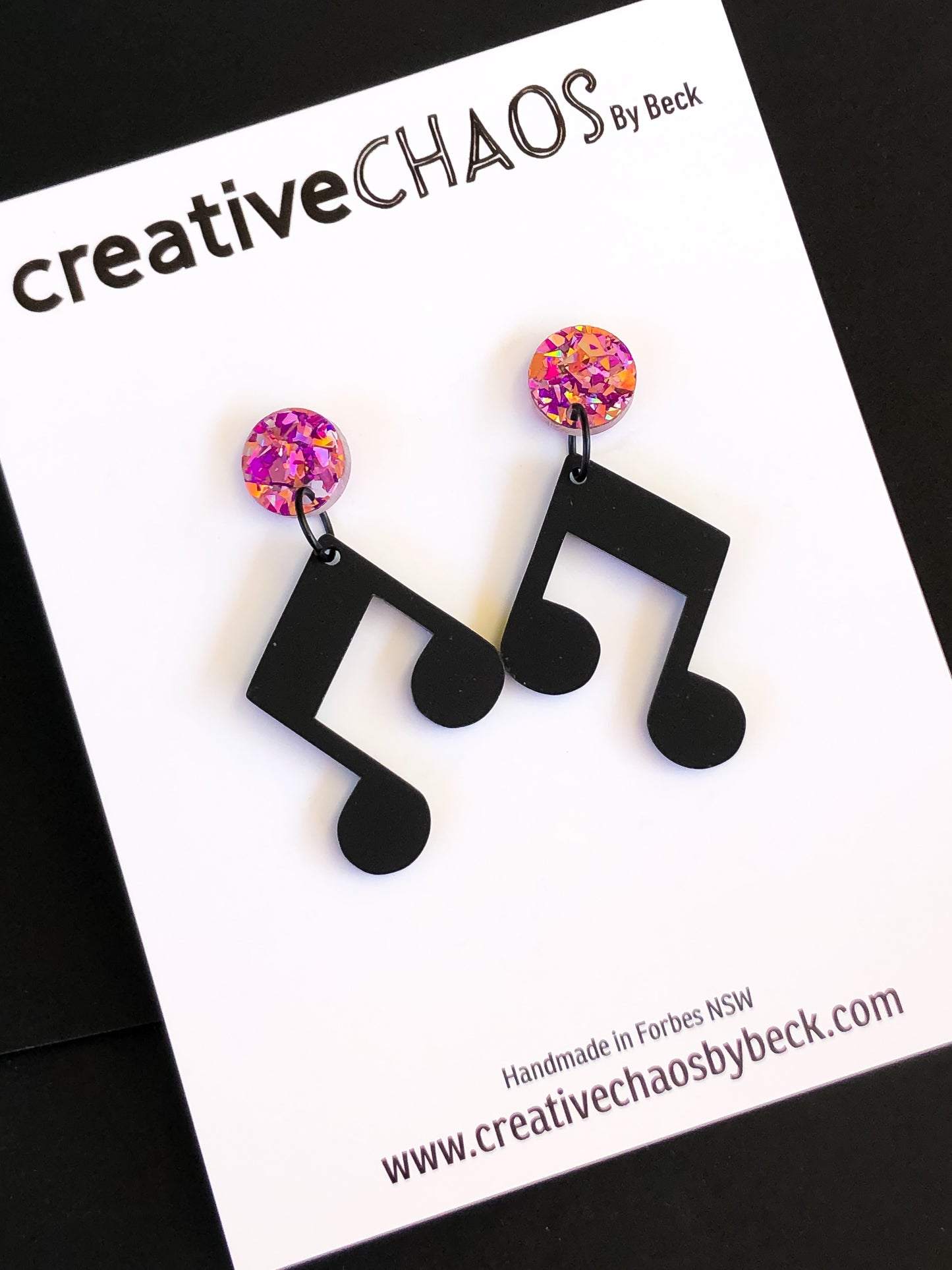 Chaos Acrylic Dangle