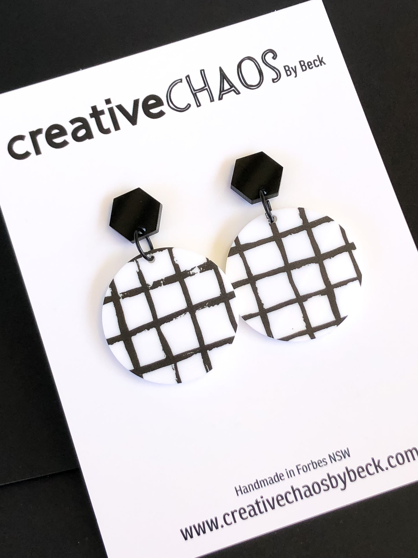 Chaos Acrylic Dangle