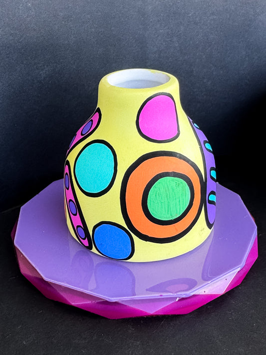 Hand Painted Decorative Mini Chaos Vase