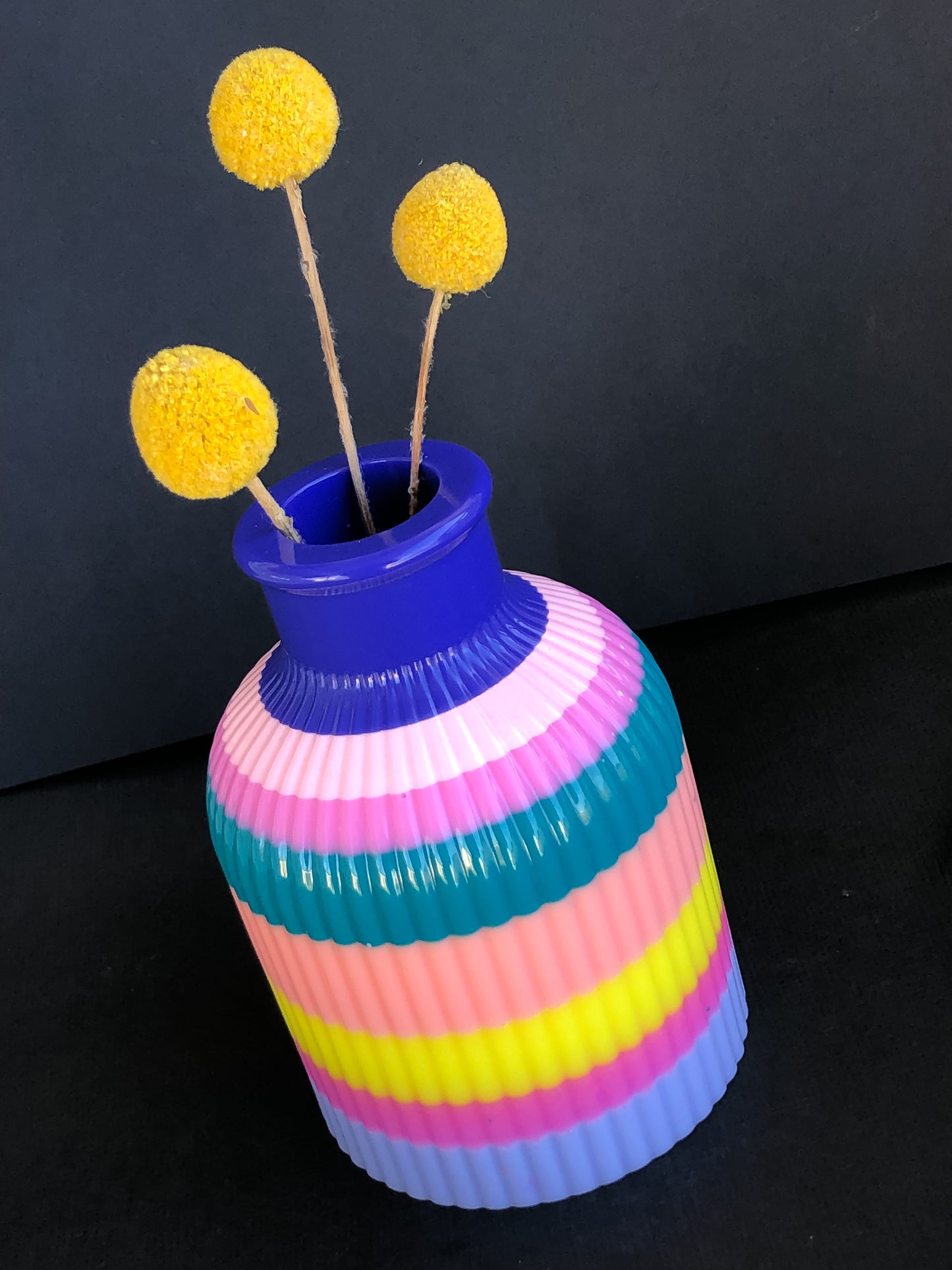 Colourful Resin Vase