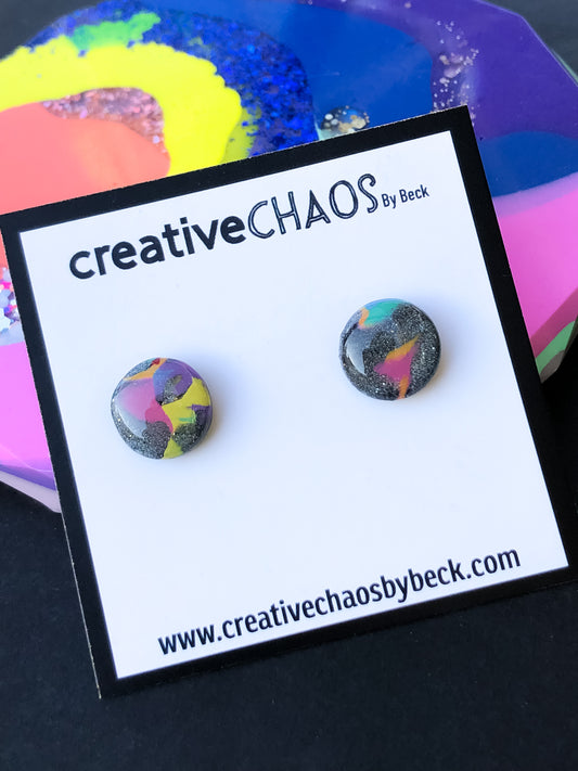 Gloss Clay Stud Earrings (68)