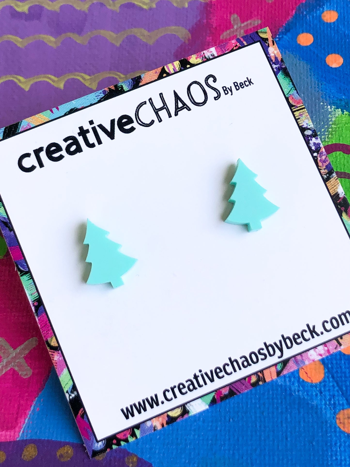 Christmas Mini Tree Stud