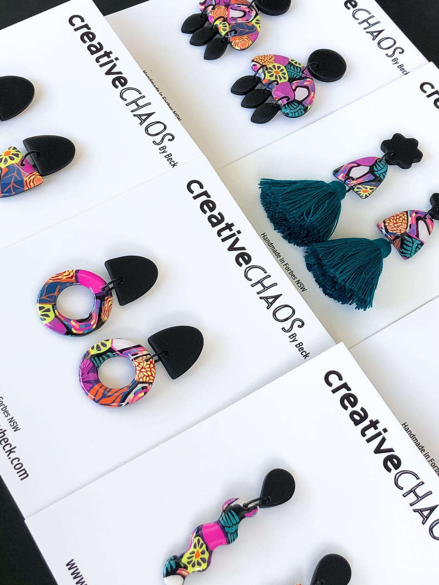 Resin Dangle Earring