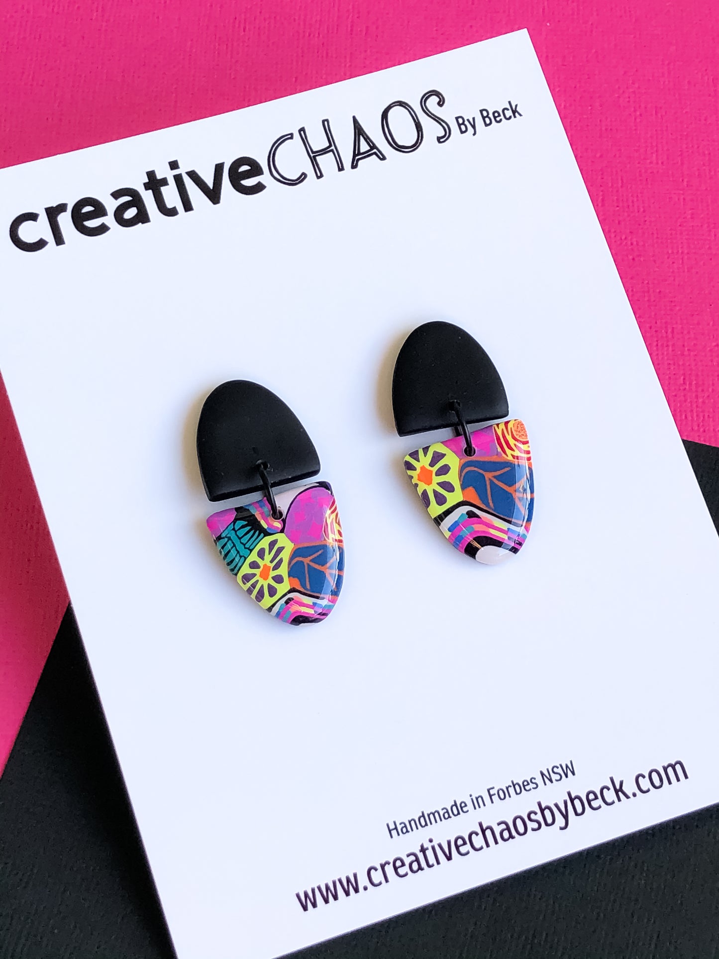 Resin Dangle Earring
