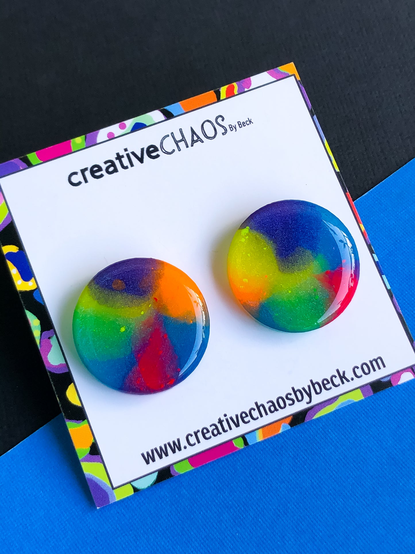Bright & Colourful Mega Stud