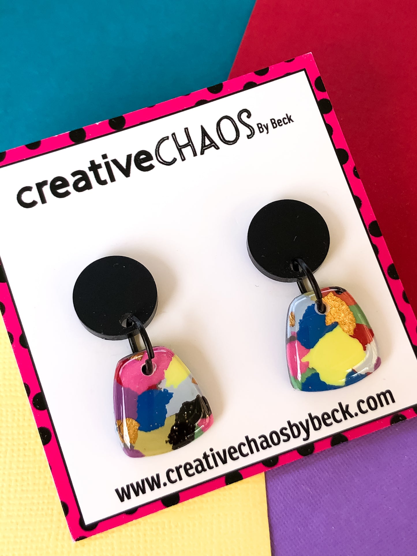 Resin Dangle Earring
