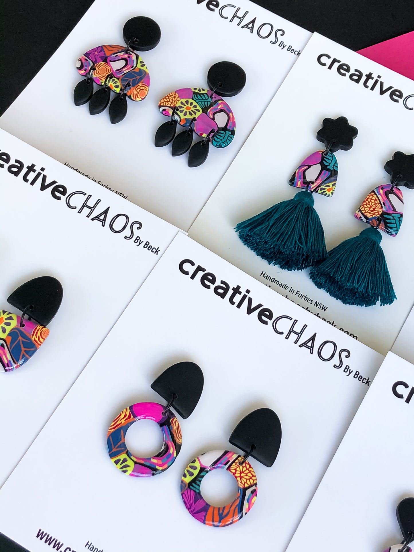 Resin Dangle Earring