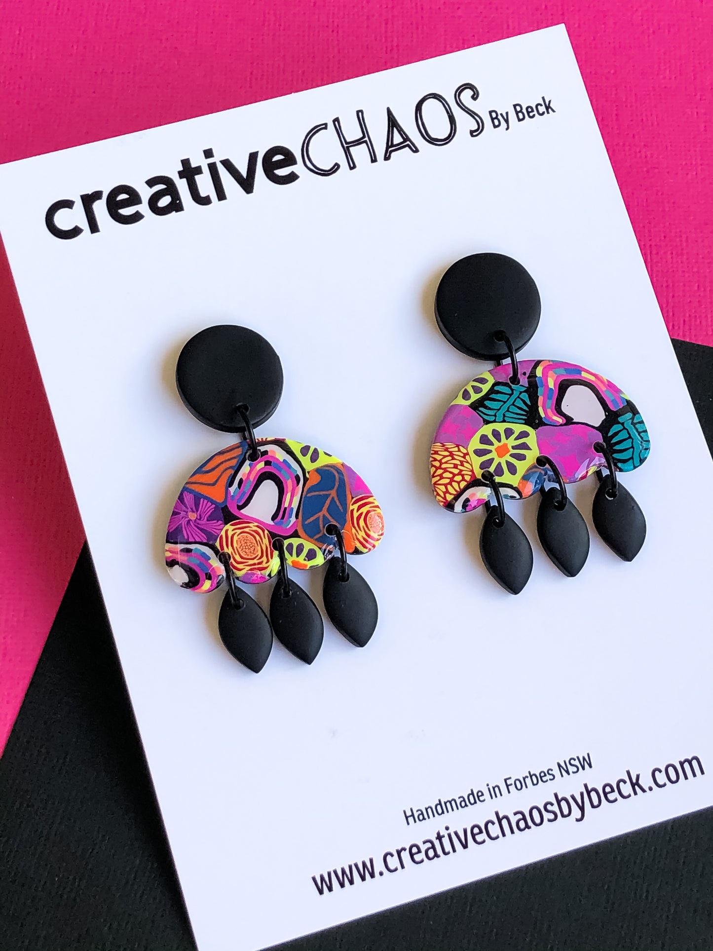Resin Dangle Earring